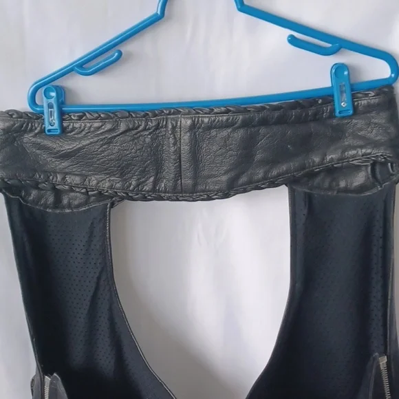 Highway One Vintage Leather Chaps, Y2K - Picture 8 of 10